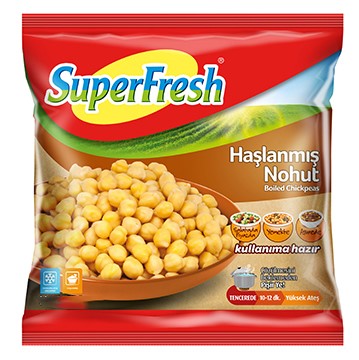 Süper Taze Nohut - Haslanmış Nohut 450 gram