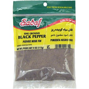 Sadaf İnce Öğütülmüş Siyah Biber - Karabiber 4 oz