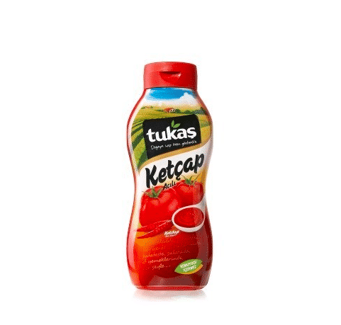 Tukaş Acılı Ketçap - Acı Ketçap 650 gram