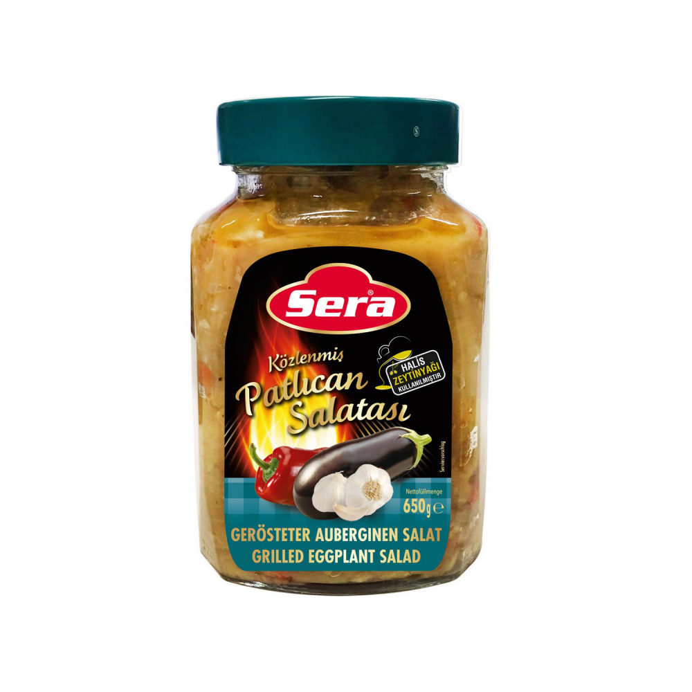 Sera Közlenmiş Patlıcan Salatası - Kozlenmiş Patlıcan Salatası 650 gram