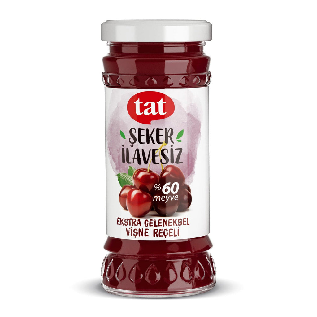 Tat Şekersiz Vişne Reçeli - Visne Receli 290 gram