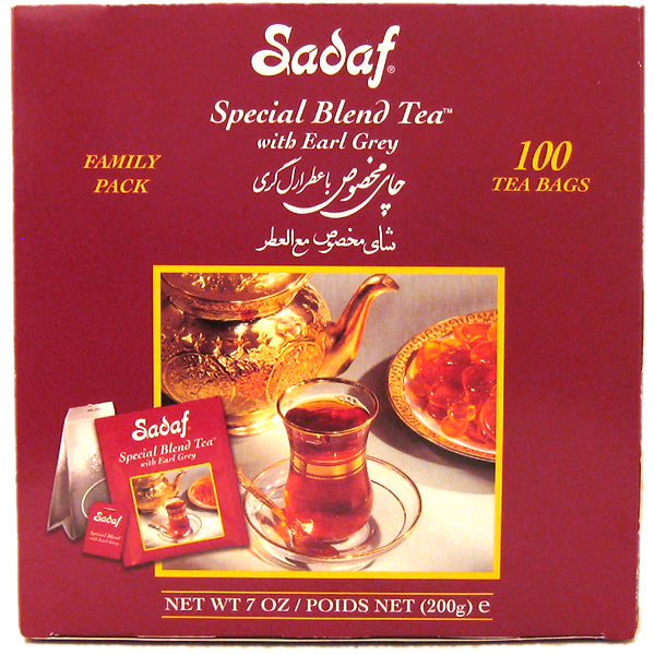 Sadaf Özel Karışımlı Earl Grey Çayı - Tomurcuk Çayı Bergamot Aromalı 2 gram x 100 Adet