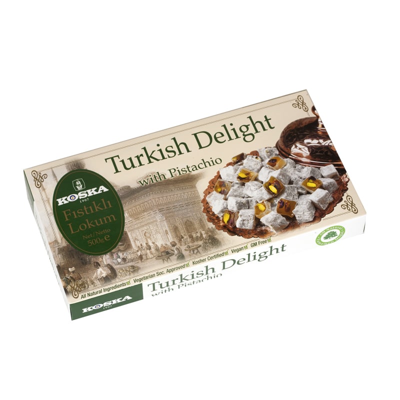 Koska Lokum Fıstıklı - Antep Fıstıklı Lokum 500 gram