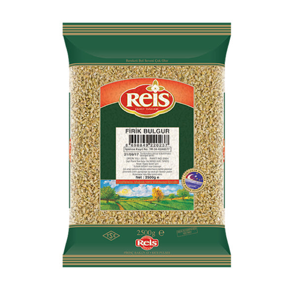 Reis Yeşil Buğday Ferekesi - İsli Firik Bulgur 1 kg
