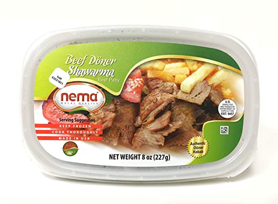 Nema Dana Döner Shavarma - Et Döner 227 gram