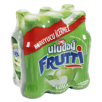 Uludağ Frutti Elma Maden Suyu - Elmalı Maden Suyu 200 ml x 6 Adet