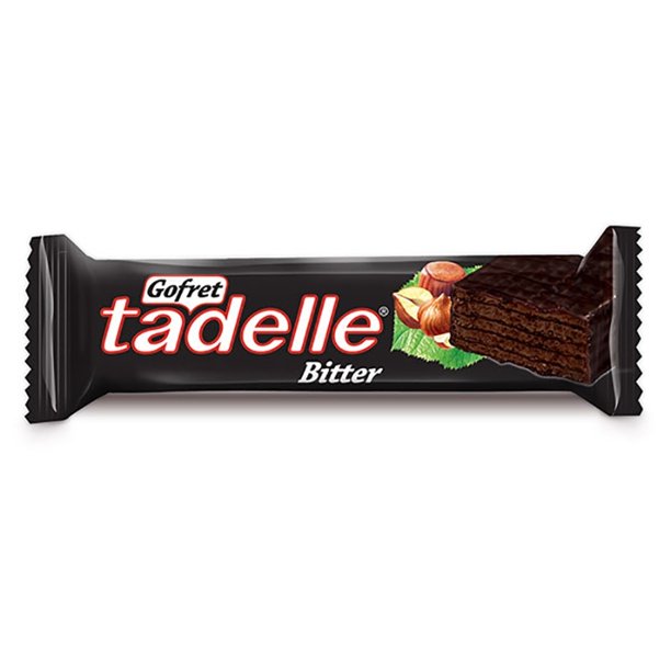 Tadelle Gofret Koyu - Acı Gofret 35 gram