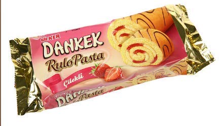 Ülker Dankek Çilekli Rulo Kek - Çilekli Rulo Makarna 235 gram