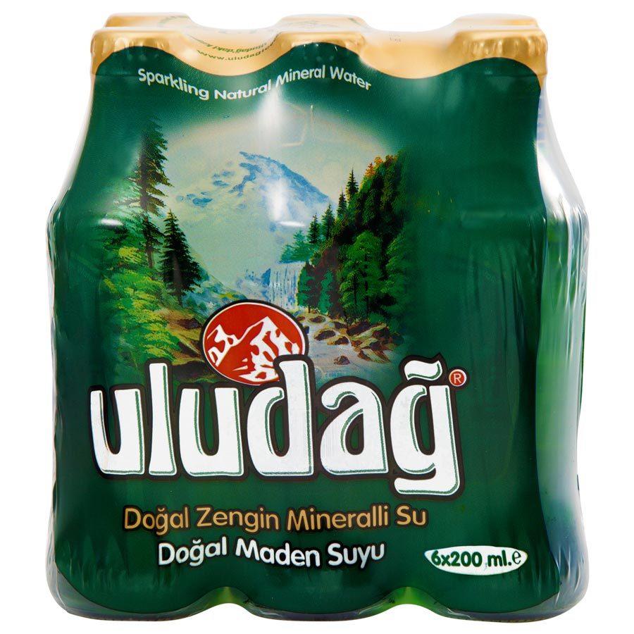 Uludağ Maden Suyu - Maden Suyu 200 ml x 6 Adet