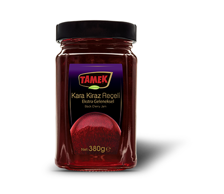 Tamek Ekstra Geleneksel Vişne Reçeli - Kara Kiraz Receli 380 gram