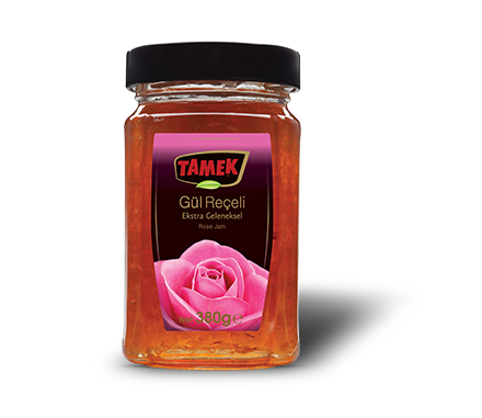 Tamek Ekstra Geleneksel Gül Reçeli - Geleneksel Gül Receli 380 gram