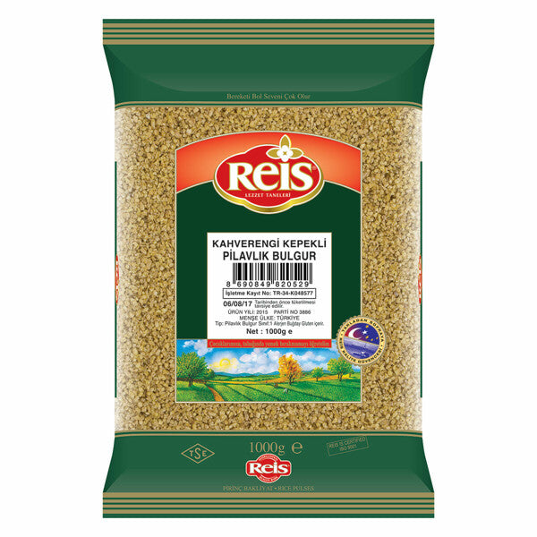 Reis Pirinçlik Esmer Buğday - Esmer Kepekli Pilavlık Bulgur 1 kg