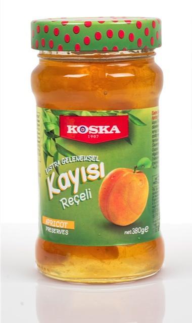 Koska Ekstra Geleneksel Kayısı Reçeli - Kayısı Receli 380 gram