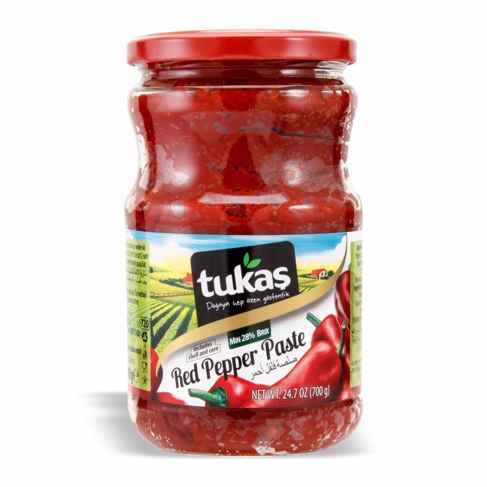 Tukaş Hafif Biber Salçası - Tatlı Biber Salçası 700 gram