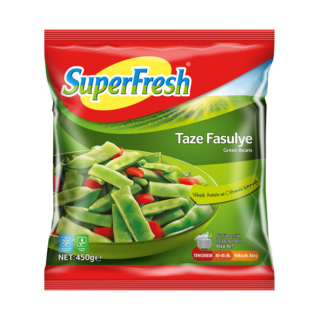 Superfresh Yeşil Fasulye - Taze Fasulye 450 gram