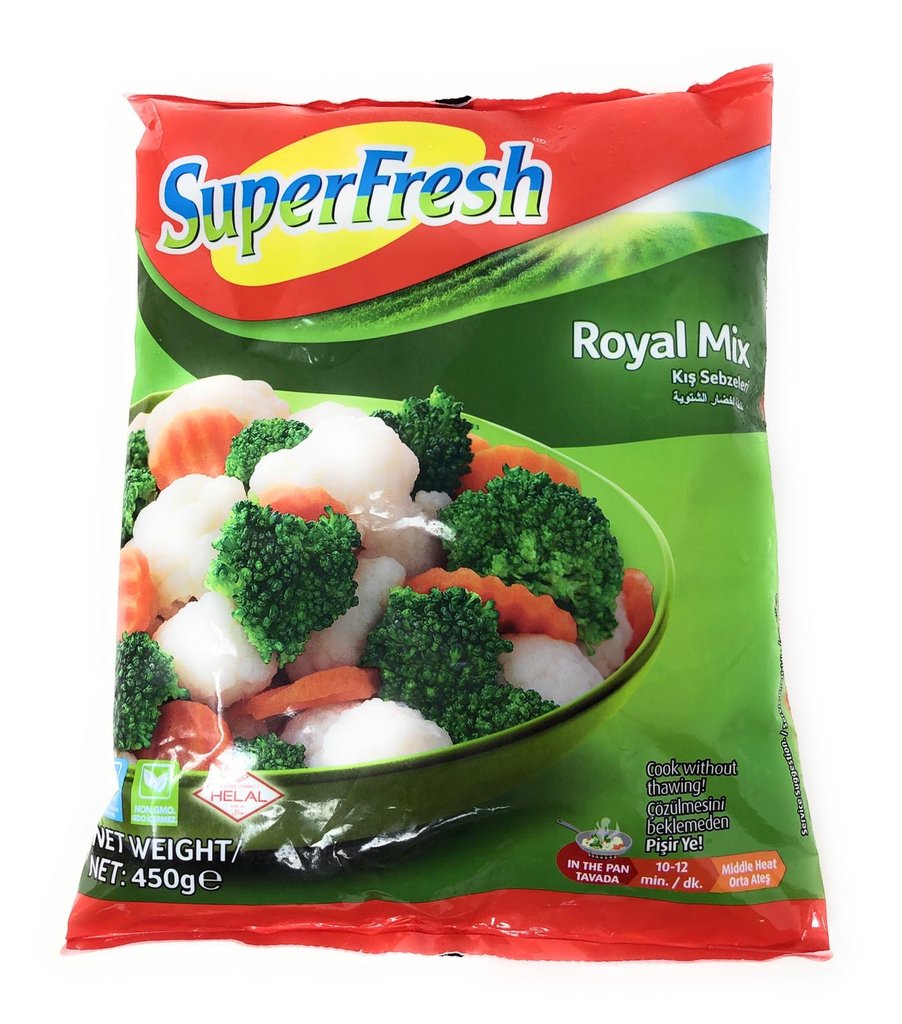 Superfresh Royal Mix - Kiş Sebzeleri Karışık 450 gram