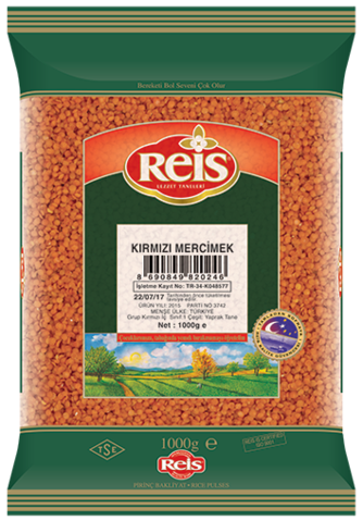 Reis Kırmızı Mercimek - Kırmızı Mercimek 1 kg