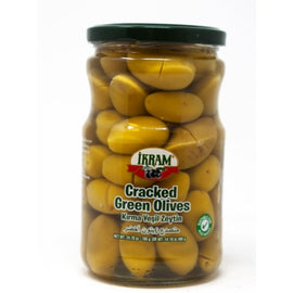 Ikram Cracked Green Olives - Kirma Yesil Zeytin 400 gram