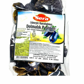 Sera Dried Eggplant for Stuff - Kuru Dolmalik Patlican 25 Pieces