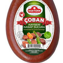 Egeturk Kayseri Butcher Soujouk - Coban Kayseri Kasap Sucuk 454 gram