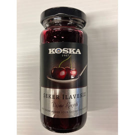 Koska No Sugar Added Sour Cherry Preserve - Seker Ilavesiz Visne Receli 290 gram