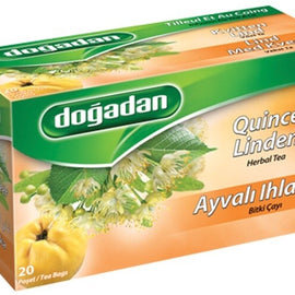 Dogadan Quince Linden Tea - Ayvali Ihlamur Cayi 20 Pieces