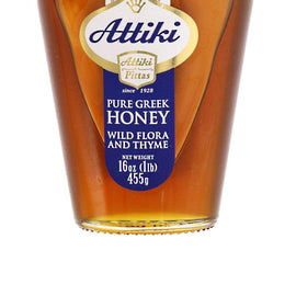 Attiki Pure Raw Greek Honey - Suzme Bal 455 gram