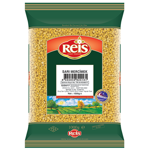 Reis Yellow Lentils - Sari Mercimek 1 kg