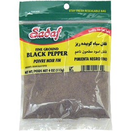 Sadaf Fine Ground Black Pepper - Karabiber 4 oz