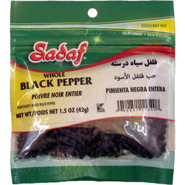 Sadaf Whole Black Pepper - Tane Karabiber 1.5 oz