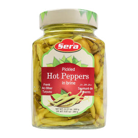 Sera Pickled Hot Peppers - Aci Biber Tursusu 640 gram