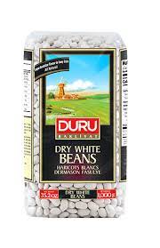 Duru Dry White Beans - Dermason Fasulye 1 kg