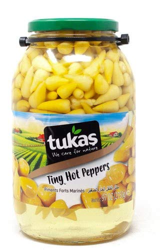 Tukas Tiny Hot Peppers - Kucuk Aci Biber 680 gram
