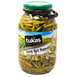 Tukas Long Hot Peppers - Uzun Aci Biber Tursusu 2.75 kg