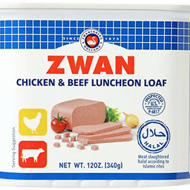 Zwan Chicken and Beef Luncheon Loaf - Tavuk Et Rulo Konservesi 340 gram