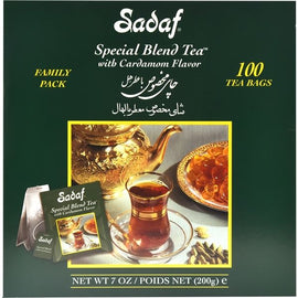 Sadaf Special Blend Tea with Cardamom Flavor - Karanfil Aromali Cay 2 gram x 100 Pieces