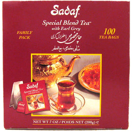 Sadaf Special Blend Tea with Earl Grey - Tomurcuk Cayi Bergamot Aromali 2 gram x 100 Pieces