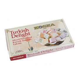 Koska Turkish Delight Mixed Flavored - Karisik Aromali Lokum 500 gram
