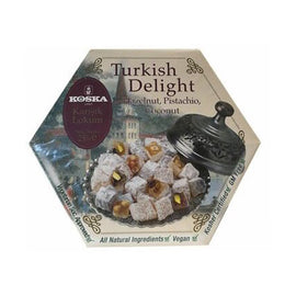 Koska Turkish Delight Mixed Nuts - Karisik Lokum Antep Fistigi Findik Hindistan Cevizi 250 gram