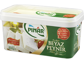 Pinar Whole Milk Fresh White Cheese - Tam Yagli Taze Beyaz Peynir 800 gram