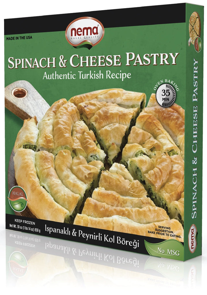 Nema Rolled Spinach & Cheese Pastry - Ispanakli ve Peynirli Borek 900 gram