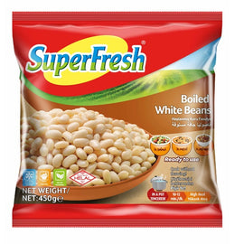 Superfresh Boiled White Beans - Beyaz Fasulye 450 gram
