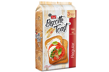 Eti Biscotte Toast - Kizarmis Ekmek Kitir 129 gram x 3 Pieces