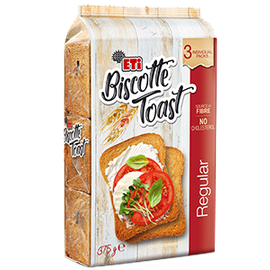 Eti Biscotte Toast - Kizarmis Ekmek Kitir 129 gram x 3 Pieces