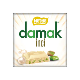 Nestle Damak Inci White Chocolate with Pistachio - Damak Inci Antep Fistikli Beyaz Cikolata 63 gram