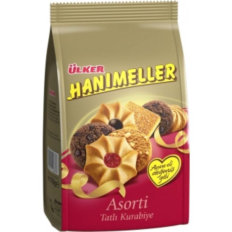 Ulker Hanimeller Assorted Biscuits - Karisik Kurabiye 180 gram