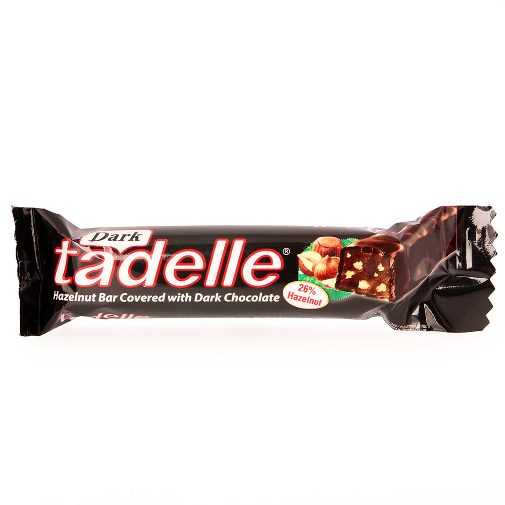Tadelle Hazelnut Bar Covered with Dark Chocolate - Bitter Cikolatali 30 gram