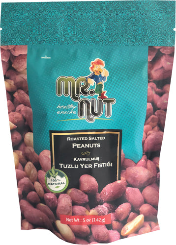 MrNut Roasted Salted Peanut - Kavrulmus Tuzlu Yer Fistigi 142 gram