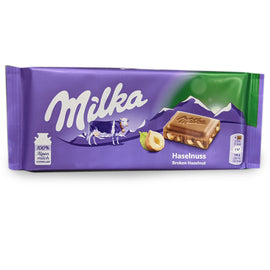 Milka Broken Hazelnut Chocolate - Parca Findikli Cikolata 100 gram