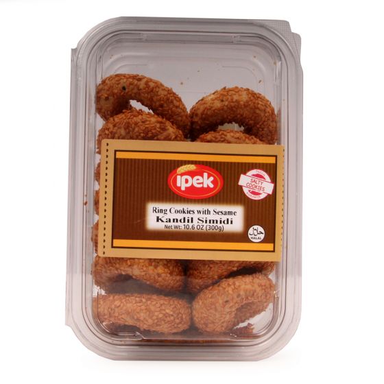 Ipek Ring Cookies with Sesame - Susamli Kandil Simidi 300 gram